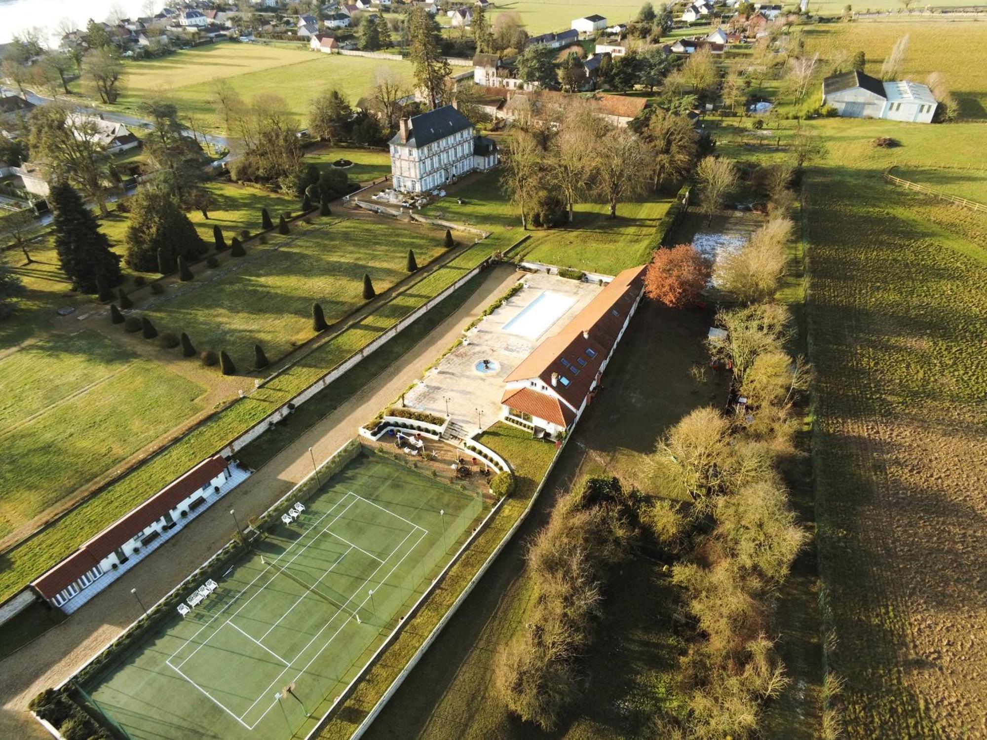 Grande Villa D'Exception En Normandie Tennis, Piscine, Jacuzzi, Salle De Fitness Muids Exterior photo